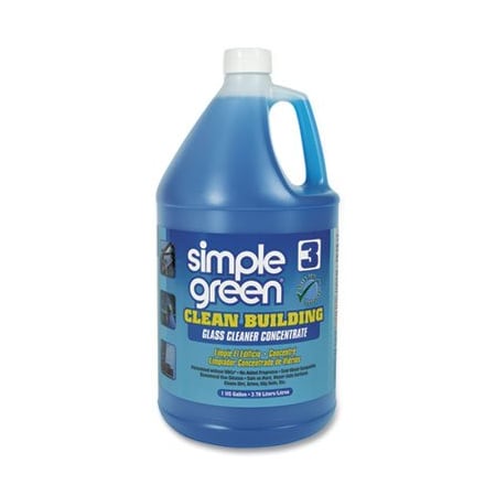 Sunshine Makers SimplGreen, Clean Building Glass Cleaner Concentrate, Unscented, 1gal Bottle 11301